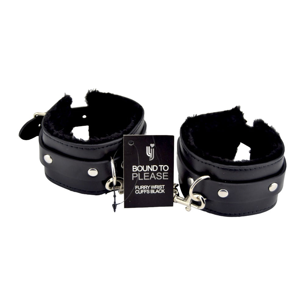 bound-to-please-furry-plush-wrist-cuffs-black
