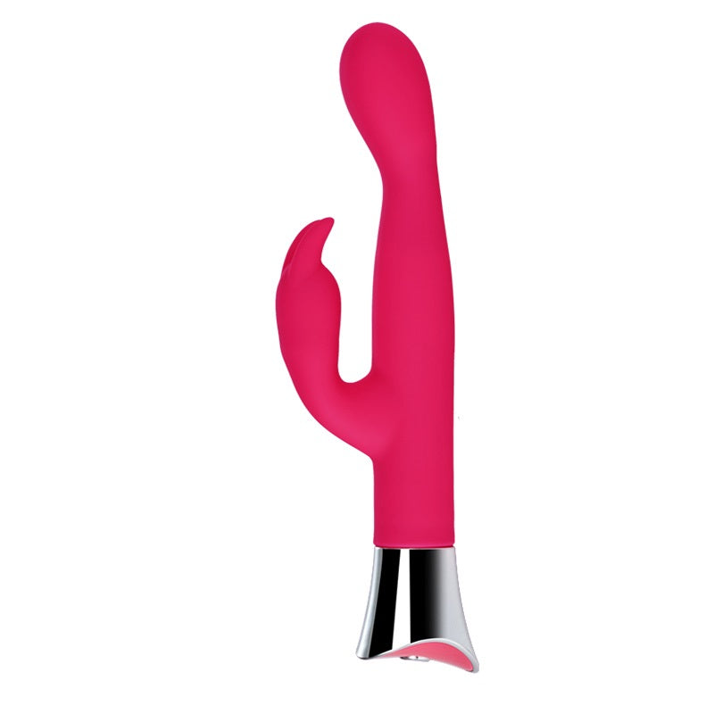 loving-joy-10-function-slim-silicone-rabbit-vibrator-pink